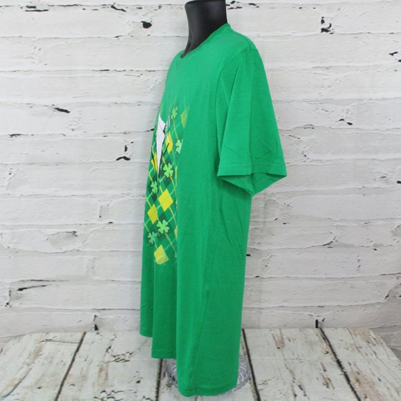 Crazy Dog St. Patrick's Day Novelty T-Shirt - Picture 4 of 5